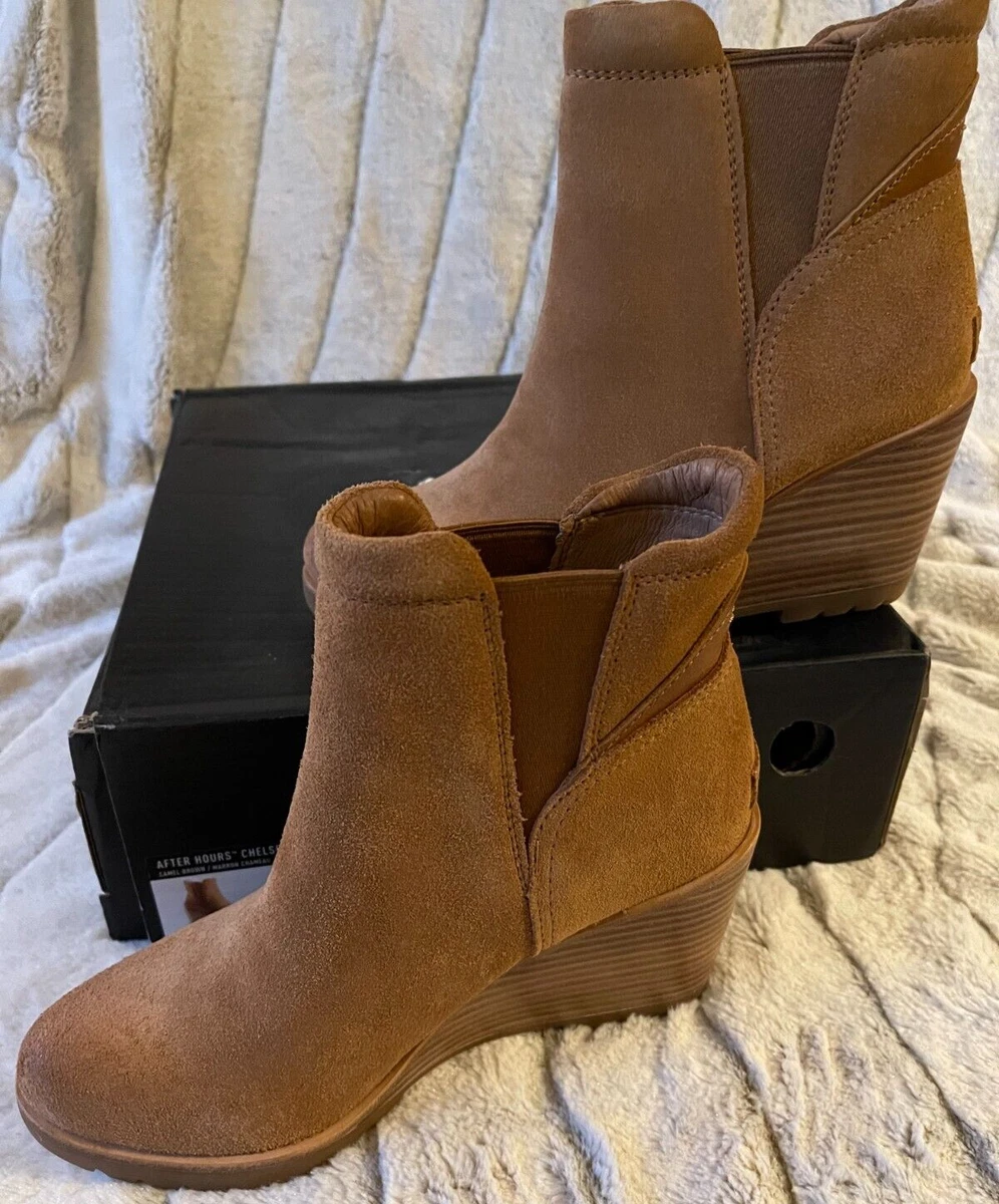 Sorel after hours suede bootie clearance