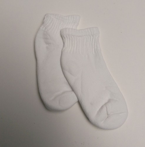6 PAIR Kids School Casual Sport Athletic Ankle Socks White, Pink -Sock 5-6.5 NEW - Picture 3 of 3