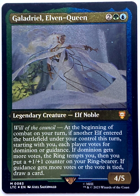 MTG Galadriel, Elven-Queen Tales of Middle-earth Commander 0083 THICK CARD  NM | eBay