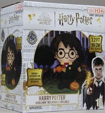 Gemmy Halloween 3.2 ft Harry Potter with Pumpkins Airblown Inflatable NIB