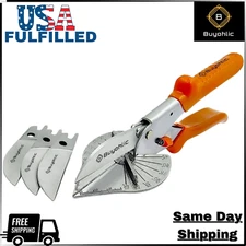 Multi Angle Miter Shear Cutter Adjustable 45-135Deg Safety Lock Hand Tools-USA