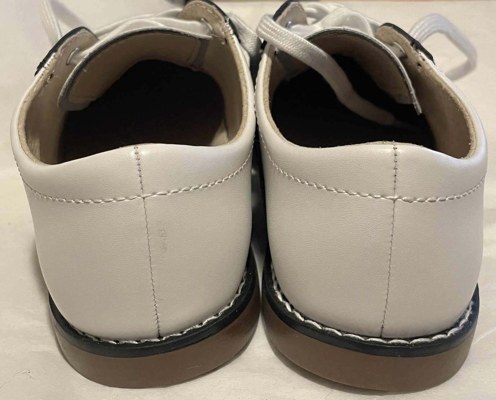 SAOLA Scarpe Oxford da sella Footmates per ragazze taglia 12 cheer bianche nere medi e solette larghe