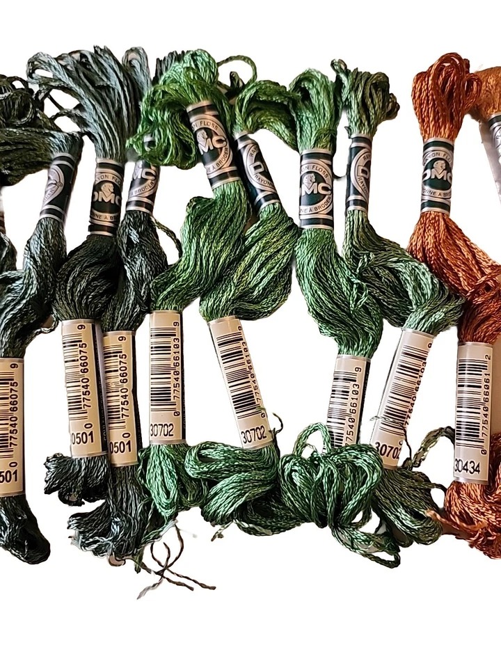 DMC 6-Strand Rayon Embroidery Floss Lot of 15 Skeins  - Image 4 of 4