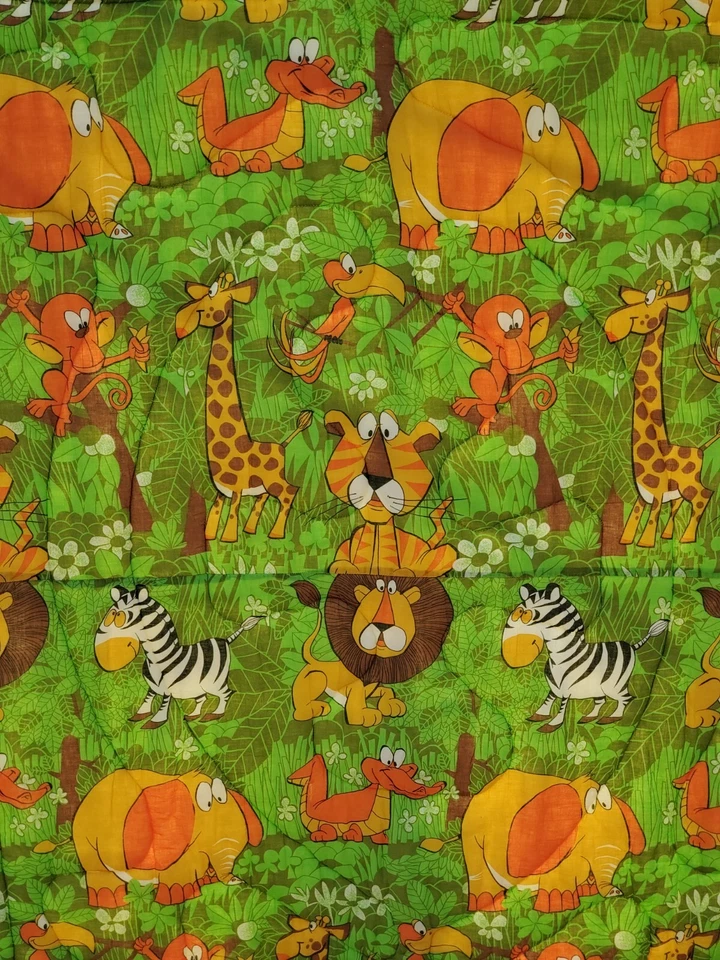 Saco de dormir vintage de animales salvajes safari zoológico tropical tigre mono león cebra Foto 3 de 4