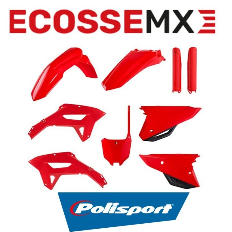 Honda CRF450RX Plastic Kit 2021 2023 Red Black CRF250RX 2022 2023
