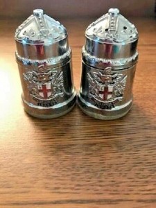 Vintage Estate London Silver Salt & Pepper Shakers ~ Excellent Condition