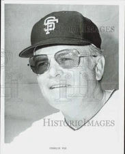Press Photo Charlie Fox, San Francisco Giants Baseball Team Manager - afa44789
