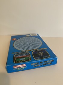 Wheel of Fortune -- Family Edition (Nintendo) NES Complete Boxed CIB 