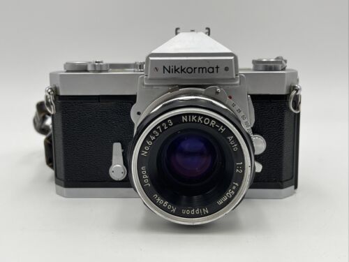 Nikkormat FT 3140146 Nikon 1:2 f=50mm Nikkor-H Auto Lens 1600 ASA Testowany działa - Zdjęcie 1 z 19