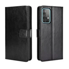 AMZER Flip Leather Wallet Case with Holder Card Slots for Samsung Galaxy A52 5G