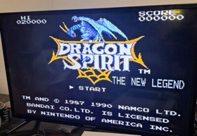 1989 NINTENDO NES BANDAI DRAGON SPIRIT THE NEW LEGEND CARTRIDGE TESTED WORKS!!