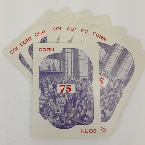 PIT Trading Game Replacement Set Of 8 Corn Cards 1959 Parker Brothers - 第 1/3 張圖片
