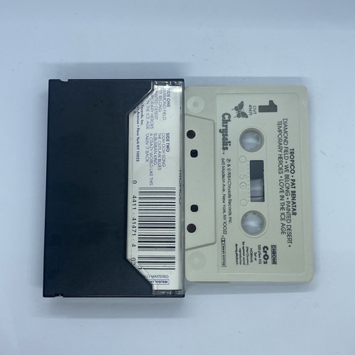 Pat Benatar Trópico Cassette Tape 1984 Chrysalis Records USA Import - Picture 3 of 4