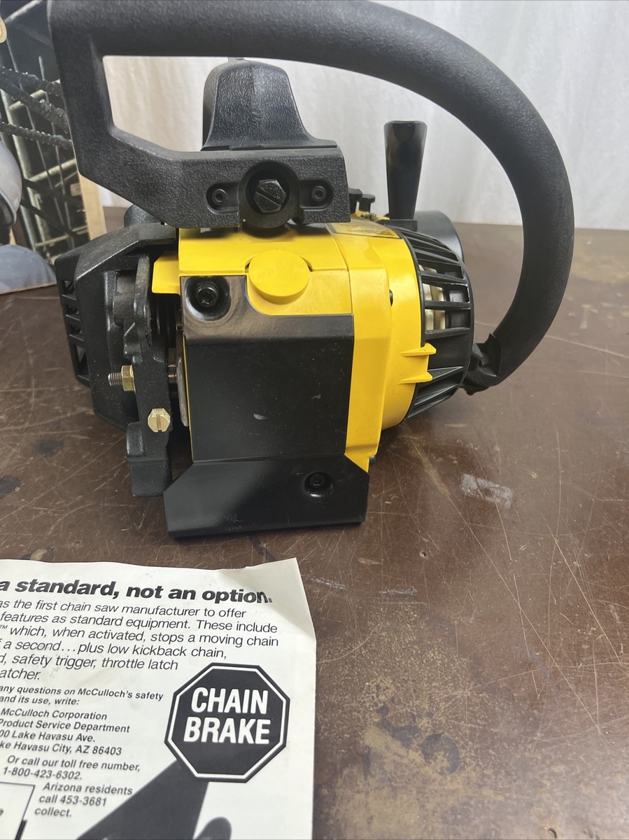 Vtg McCulloch Pro Mac 390 cuts all saw Chainsaw NIB | eBay