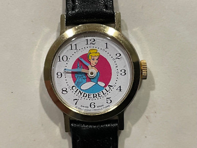 Vintage Disney Bradley Cinderella Womens Swiss Watch 023 - EXE - Runs
