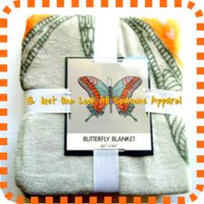 Giant Butterfly Throw Blanket
