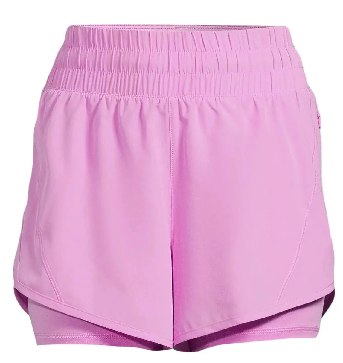 AVIA Women's Running Shorts Bike Liner Black Zebra, Pink, Wild Orchid