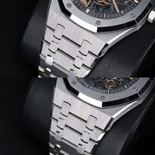 Audemars Piguet Royal Oak 41mm Openwork Skeleton Steel Double Balance 15407ST 21