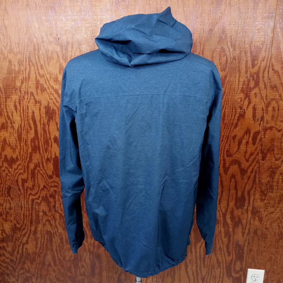 32 Degrees Cool Men’s Windbreaker Jacket Hooded Zipper Front Blue Size M Medium - Image 2 of 4