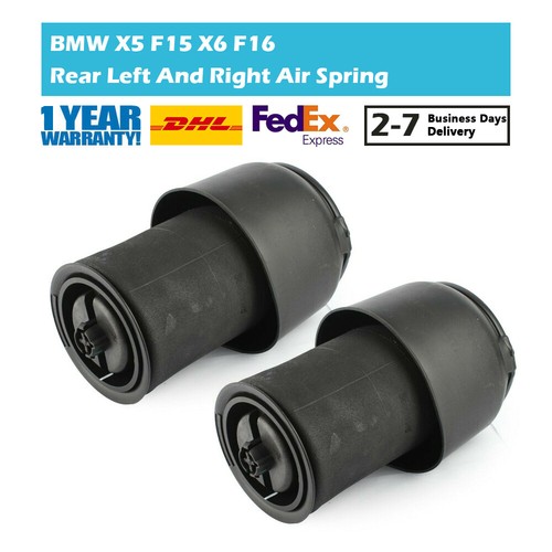 Pair of Rear Air Suspension Spring Bag Fit BMW X5 F15 20142018 X6 F16