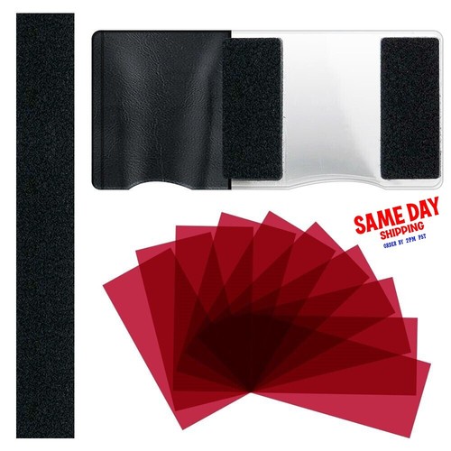 Gel Light Filter Photography 12 Colour Lamp Transparent Plastic Sheet Film 10Pcs - Picture 13 of 14