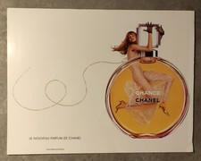 Publicité de presse Anne VYALITSYNA pour le Parfum CHANCE de CHANEL 23x30cm