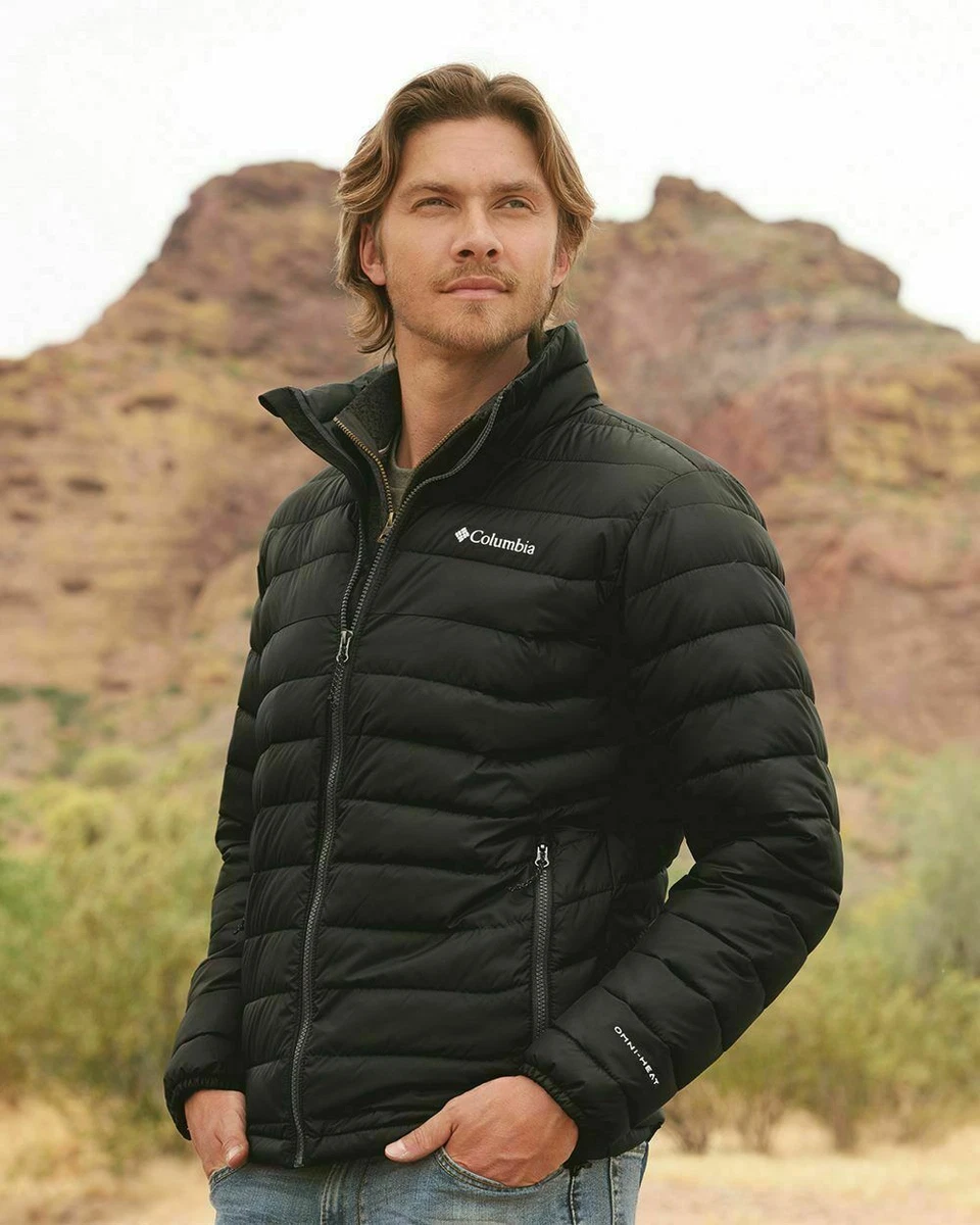 COLUMBIA Men's Size S-3XL, NAVY, BLACK Authentic Powder Lite Jacket or Vest  | eBay