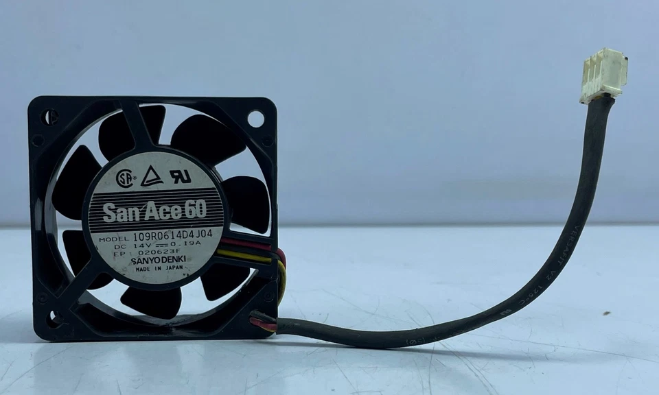San Ace 60 109R0614D4J04 Power Cooling Fan DC 14V-0.19A SanyoDenki - Image 4 of 4