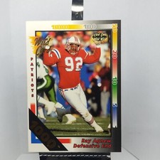 Wild Card 1992 NFL Ray Agnew 1000 Stripe (WARNING SMOKE SMELL!)
