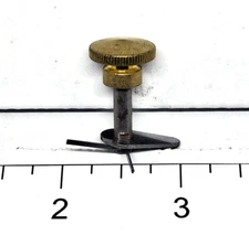 School Clock Door Latch (Seth Thomas Style) Brass Knob - Replacement Part