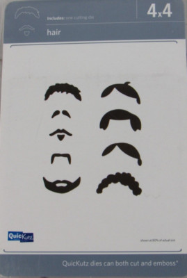 QuicKutz Hair 4x4 1 cutting dies REV-0276-S