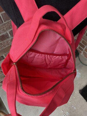 Herschel Supply Co NOVA Black Logo Mini 14” Neon Pink 
