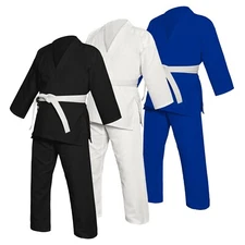 Traditional Karate gi Martial Arts Karate Wear Uniform with FREE WHITE BELT
