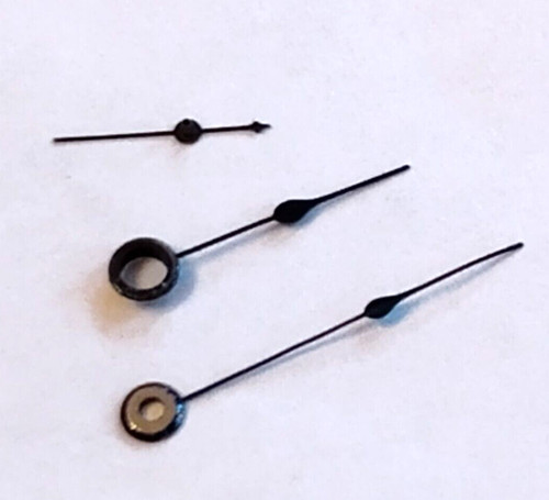 ELGIN 18 SIZE POCKETWATCH BLUE SPADE HANDS SET OF 3 --BB-1484