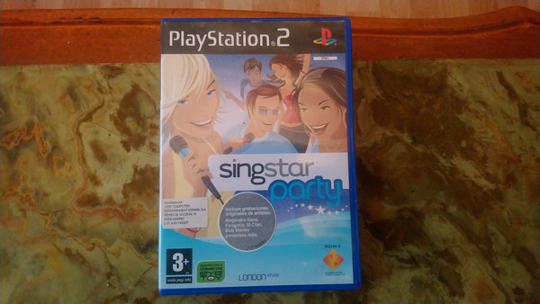Singstar party con dos micrófonos para PlayStation 2 y 3