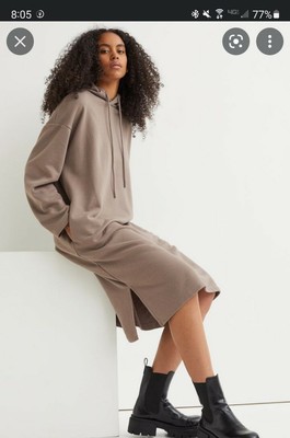 h & m sweatshirt dress