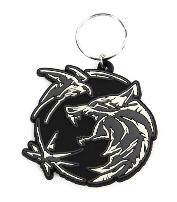 The Witcher Wolf Swallow Star Schlüsselanhänger Gummianhänger Keychain