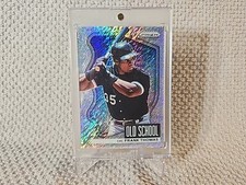2022 Panini Prizm OS3 Frank Thomas Old School Silver Shimmer FOTL #7/7 WhiteSox 