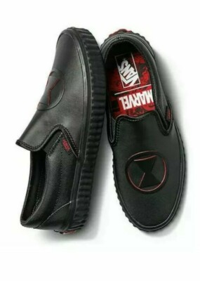 Vans x Marvel Classic Slip-On Black Widow Men 5.0 Women 6.5  display picture 1