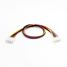 1pc 50cm/1.5ft IDE 4 PIN Molex Male Power to Female Jack Extension Adapter Cable