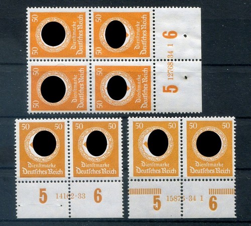 Dr-Dienst 143 Han Three Different Han MNH Unstamped (T3097