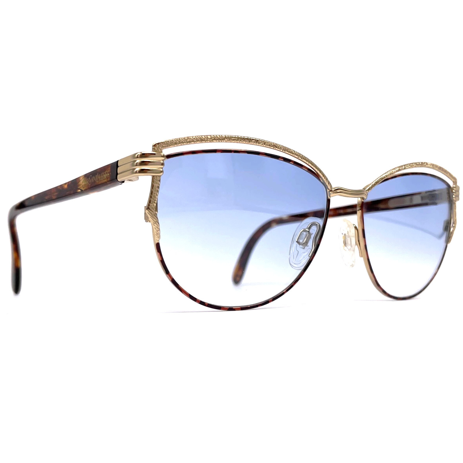 NOS vintage YVES SAINT LAURENT 4050 sunglasses Italy '80s Large ORIGINAL