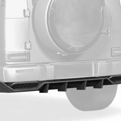 CARBON FIBER REAR BUMPER LIP DIFFUSER FITS FOR MB G CLASS W464 G63
