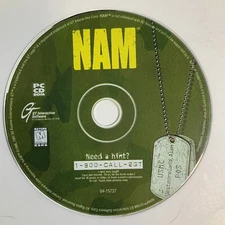 NAM PC CD-Rom 1998 GT Interactive Software Missing Jewel Case.