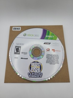 The Biggest Loser Ultimate Workout for Xbox 360 Disk only NO Usps TRACKING 