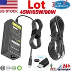 Lot USB C Type C for HP Chromebook Lenovo Acer Asus Samsung Power Laptop Charger