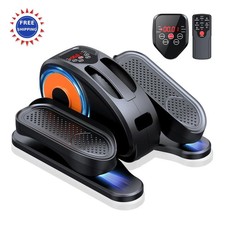 Electric Elliptical Leg Exerciser for Seniors Fully Assembled Quiet Portable