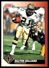 1991 Score #138 Dalton Hilliard