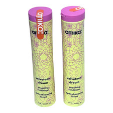 Amika Velveteen Dream LOT OF 2 Anti-frizz Smoothing Conditioner 9.2 Oz