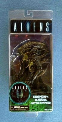 XENOMORPH WARRIOR BATTLE DAMAGED 7 INCH FIGURE NECA REEL TOYS ALIENS MOVIE